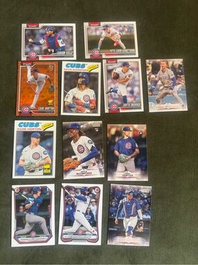 Chicago Cubs Baseball Card Lot